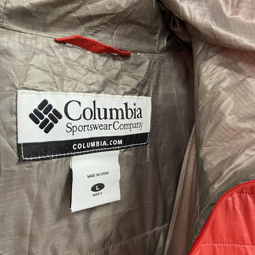 Columbia　コロンビア　中綿ジャケット/フーディー　赤　レッド　Lサイズ　古着