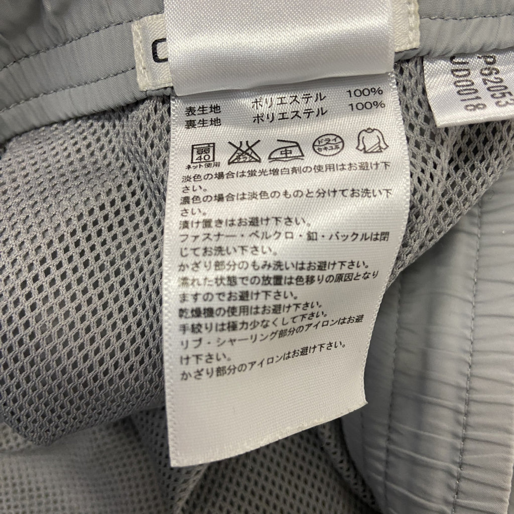 adidas　アディダス　CLIMAPROOF　クライマプルーフ　トラックパンツ　刺繍ロゴ　グレー　灰色　Lサイズ　古着