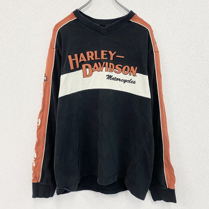 Harley Davidson ハーレーダビッドソン　スウェット　トレーナー　黒　ブラック　Mサイズ　
