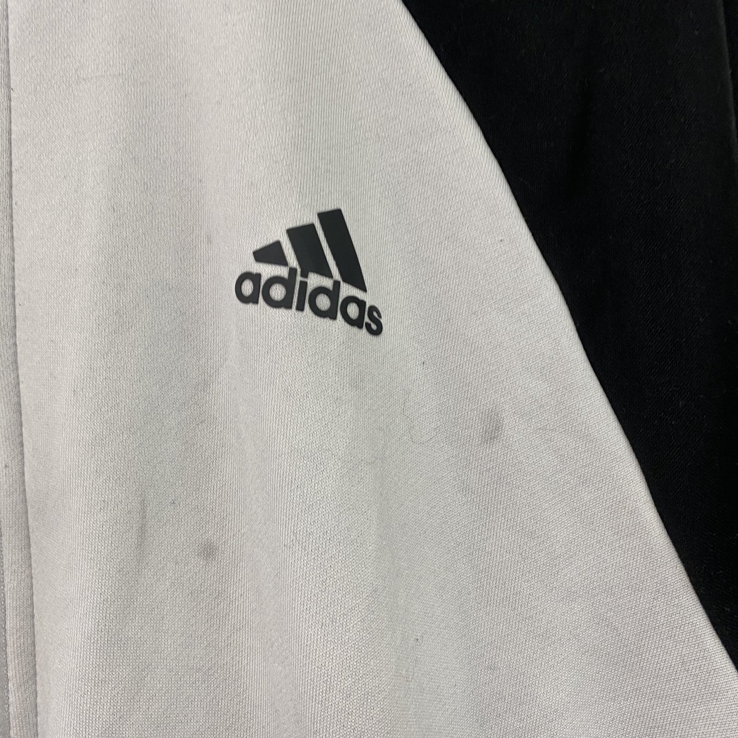 adidas　アディダス　トラックジャケット/ジャージ　パフォーマンスロゴ　白　ホワイト　Lサイズ