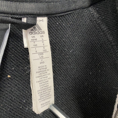 adidas　アディダス　トラックジャケット/ジャージ　パフォーマンスロゴ　白　ホワイト　Lサイズ