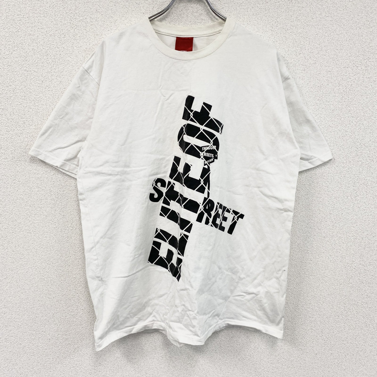 Swagger　半袖プリントTシャツ　白　ホワイト　XLサイズ　古着