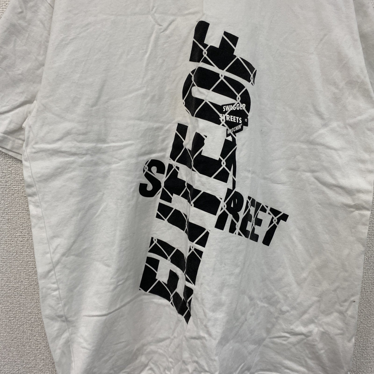Swagger　半袖プリントTシャツ　白　ホワイト　XLサイズ　古着