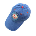 Spokane Indians　スポケーン・インディアンズ　6パネルキャップ　ベースボールキャップ　青　ブルー　　古着