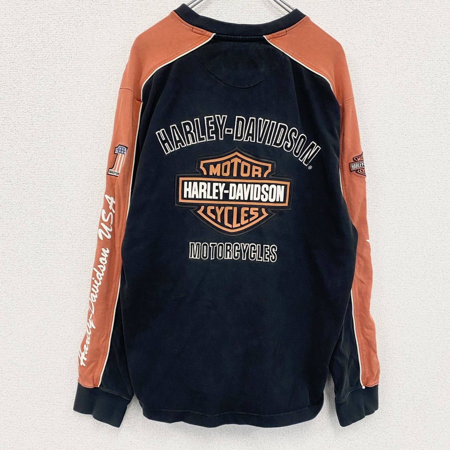 Harley Davidson ハーレーダビッドソン　スウェット　トレーナー　黒　ブラック　Mサイズ　