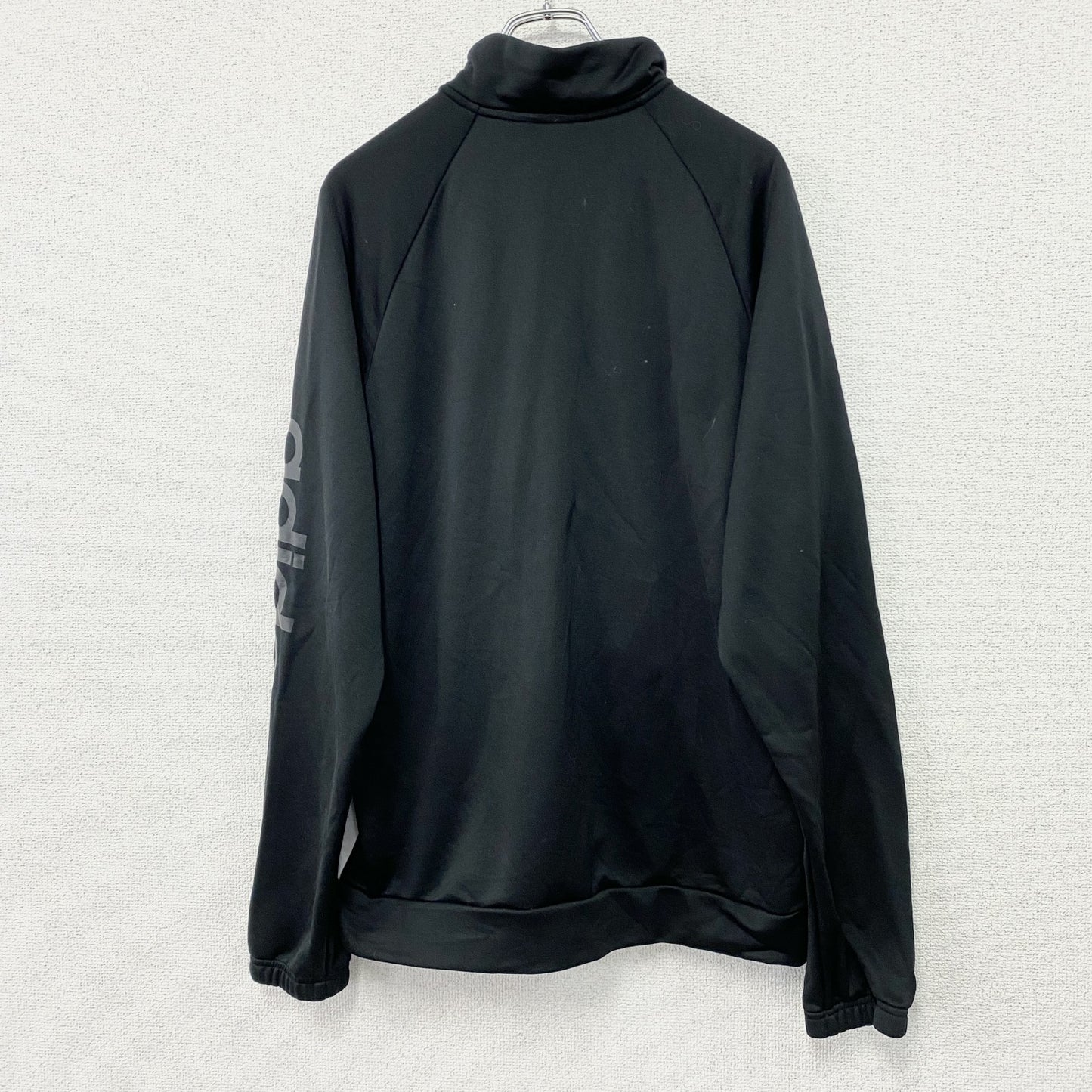 adidas　アディダス　トラックジャケット/ジャージ　パフォーマンスロゴ　白　ホワイト　Lサイズ