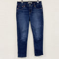 Levi’s　リーバイス　デニムパンツ/ジーンズ　ジップフライ　縦落ち　インディゴ　W25サイズ レディース コットン 古着
