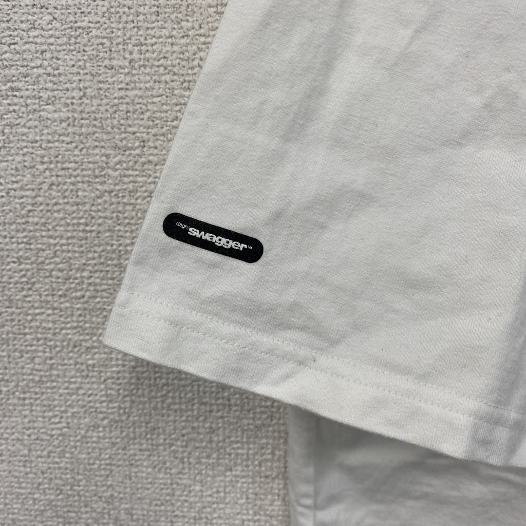 Swagger　半袖プリントTシャツ　白　ホワイト　XLサイズ　古着