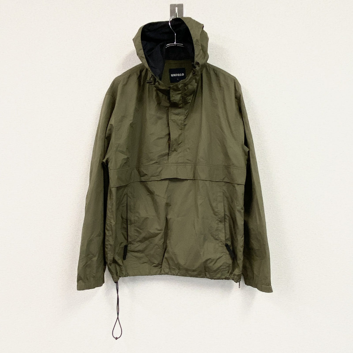 OLD UNIQLO　オールドユニクロ　アノラックパーカー　カーキ　Lサイズ　古着