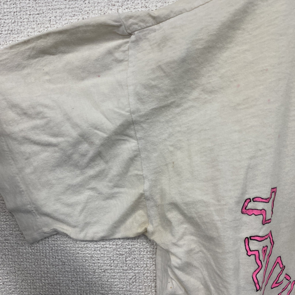 ～90s　半袖プリントTシャツ　クライミング　シングルT　ヴィンテージ　白　ホワイト　Lサイズ　古着