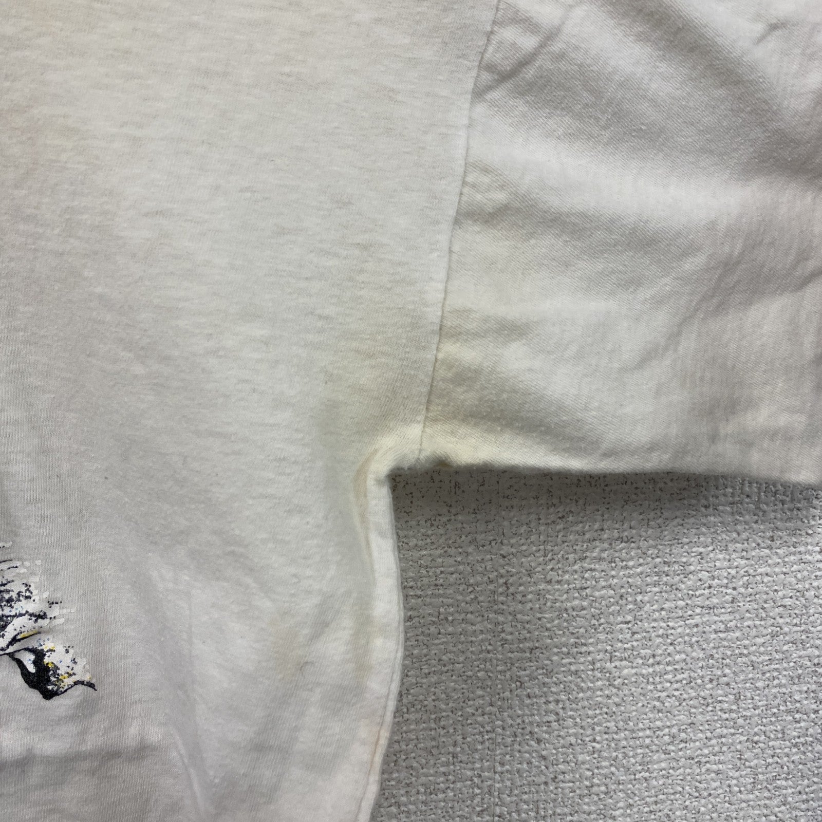 ～90s　半袖プリントTシャツ　クライミング　シングルT　ヴィンテージ　白　ホワイト　Lサイズ　古着