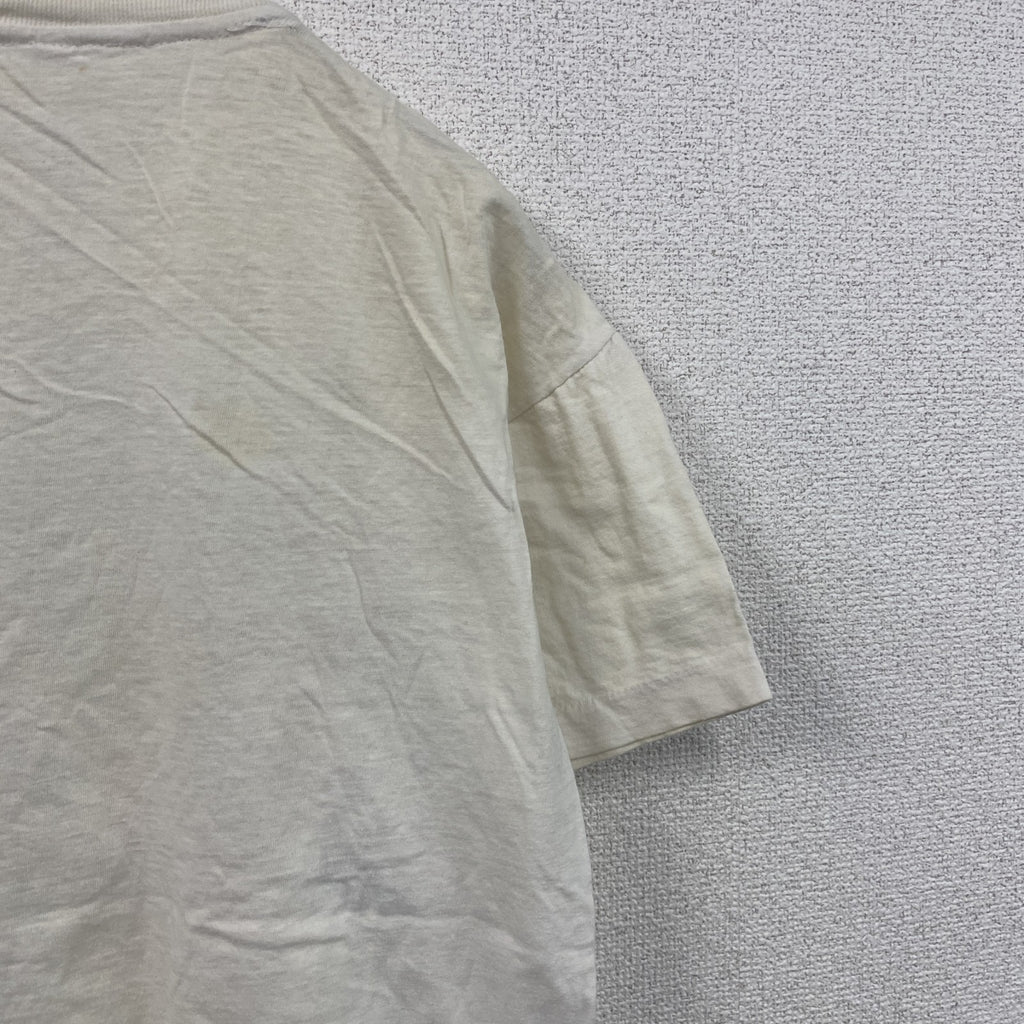 ～90s　半袖プリントTシャツ　クライミング　シングルT　ヴィンテージ　白　ホワイト　Lサイズ　古着
