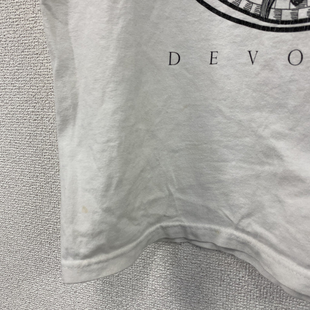 HOMEMADE BY THE DEVOTED　半袖プリントTシャツ　DEVOTED　白　ホワイト　Mサイズ　　古着