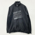 Reebok　リーボック　フルジップスウェットジャケット　黒　ブラック　Lサイズ　古着