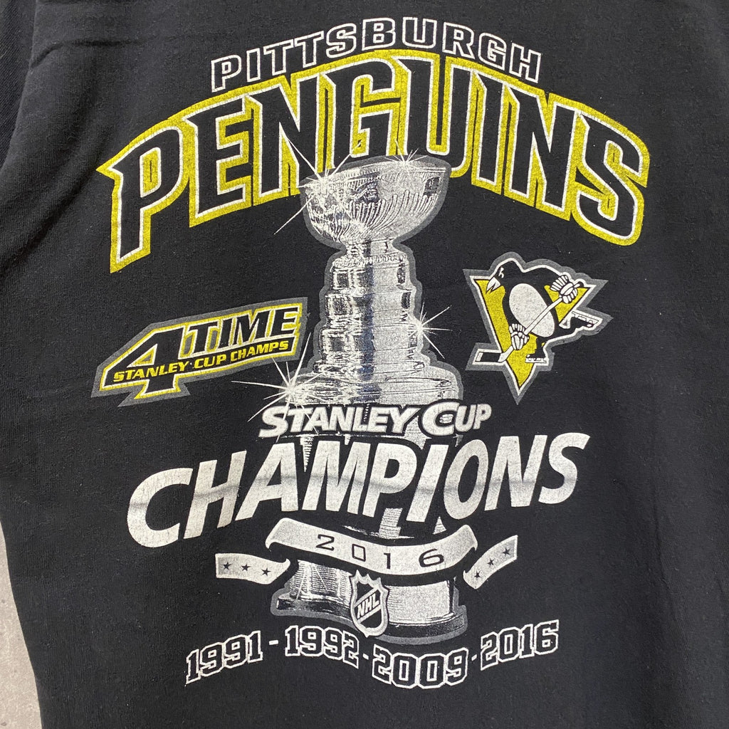 Keya USA　PITTSBURGH PENGUINS　半袖プリントTシャツ　アイスホッケー　レトロ　Mサイズ　古着