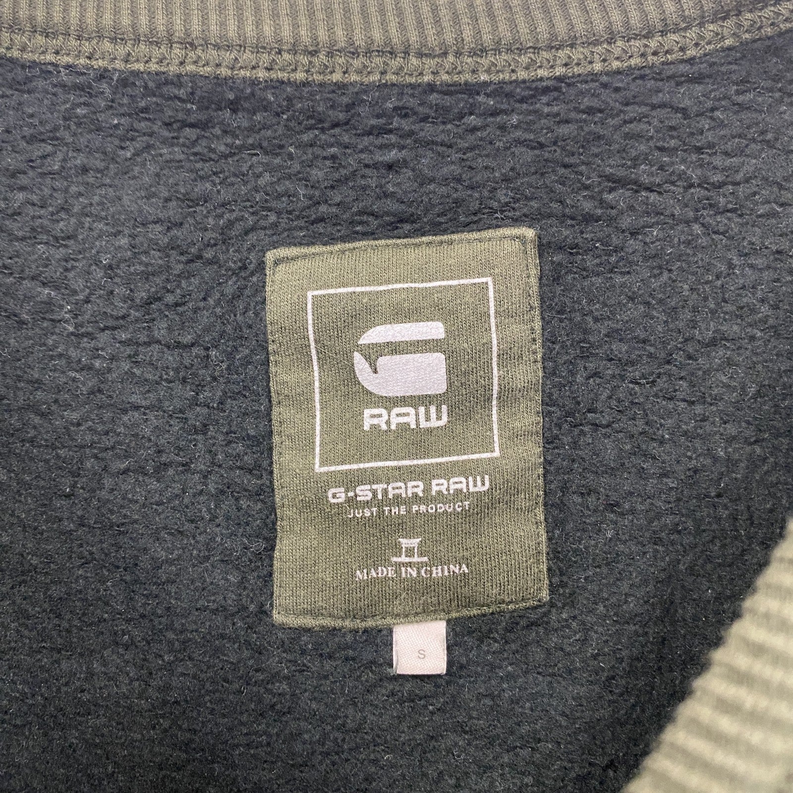G-Star RAW　ジースターロゥ　スウェット/トレーナー　緑　グリーン　Sサイズ　古着