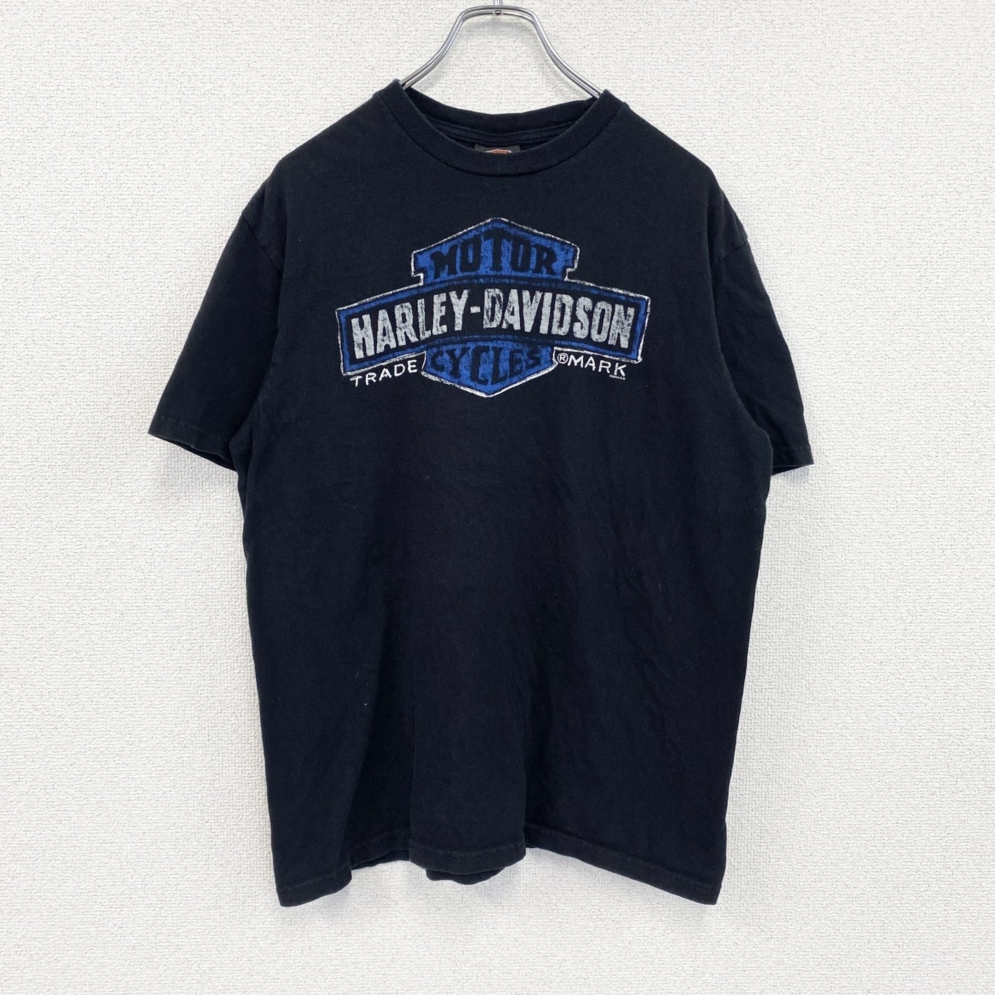 HARLEY DAVIDSON　ハーレーダビッドソン　半袖プリントTシャツ　黒　ブラック　Lサイズ