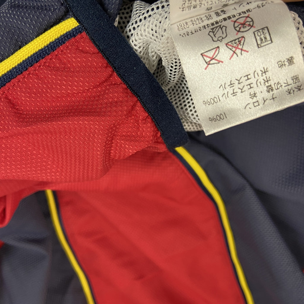 UMBRO　アンブロ　プルオーバージャケット　ピステ　デカロゴ　紺　ネイビー　Mサイズ　古着