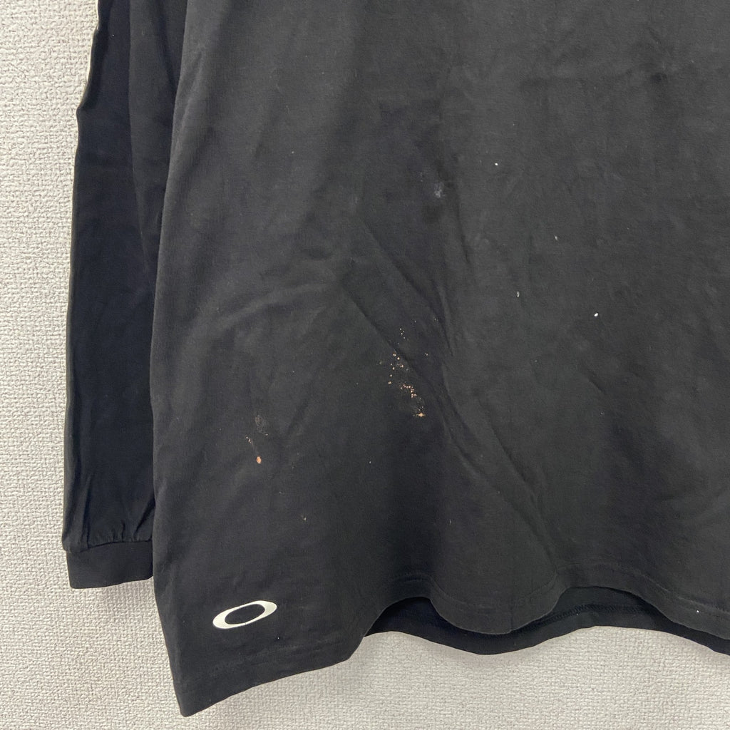 OAKLEY　オークリー　長袖Tシャツ/ロンT　黒　ブラック　Lサイズ　古着