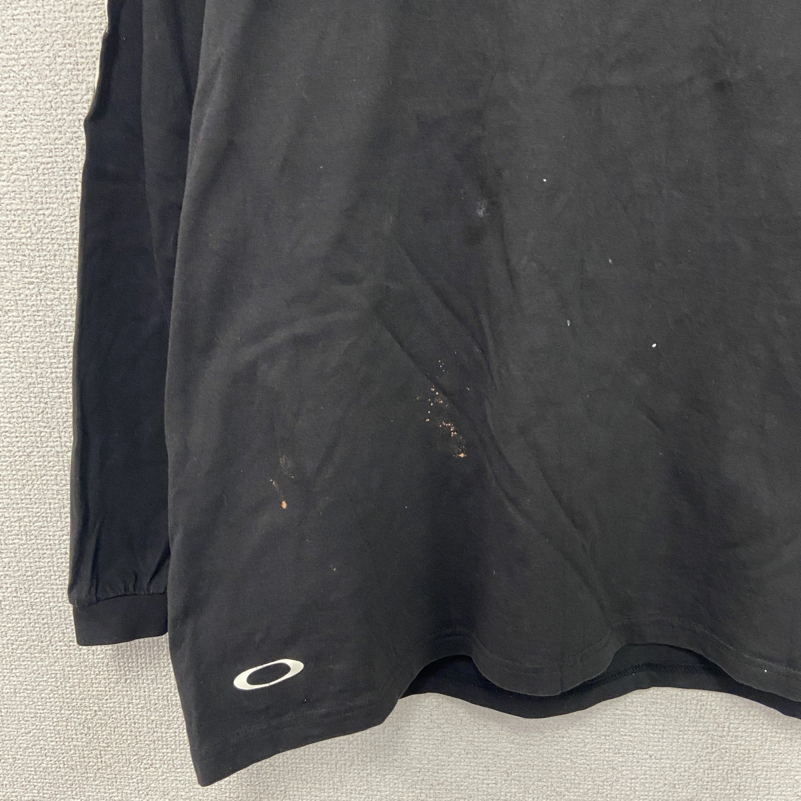 OAKLEY　オークリー　長袖Tシャツ/ロンT　黒　ブラック　Lサイズ　古着