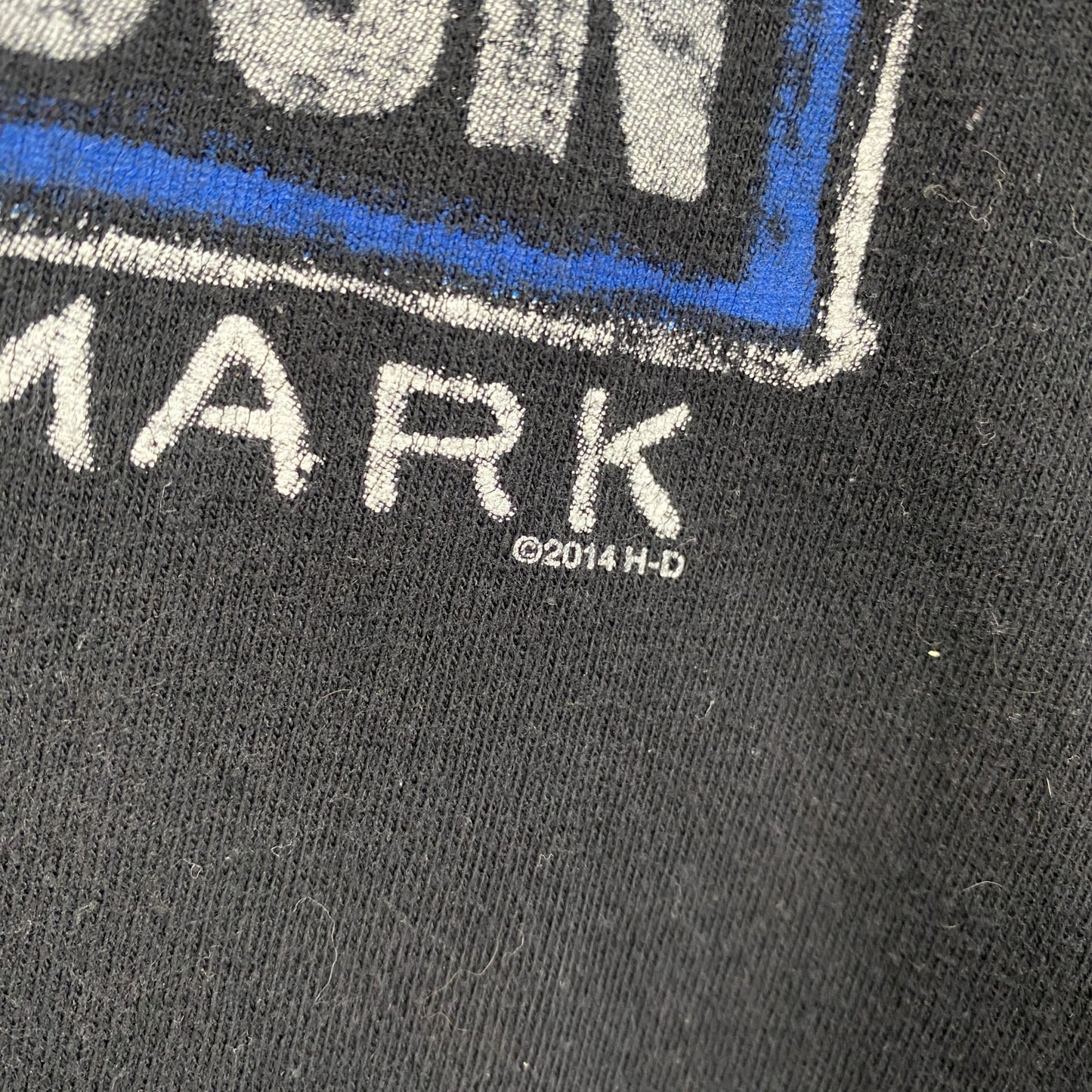 HARLEY DAVIDSON　ハーレーダビッドソン　半袖プリントTシャツ　黒　ブラック　Lサイズ