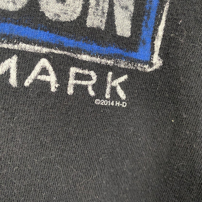 HARLEY DAVIDSON　ハーレーダビッドソン　半袖プリントTシャツ　黒　ブラック　Lサイズ