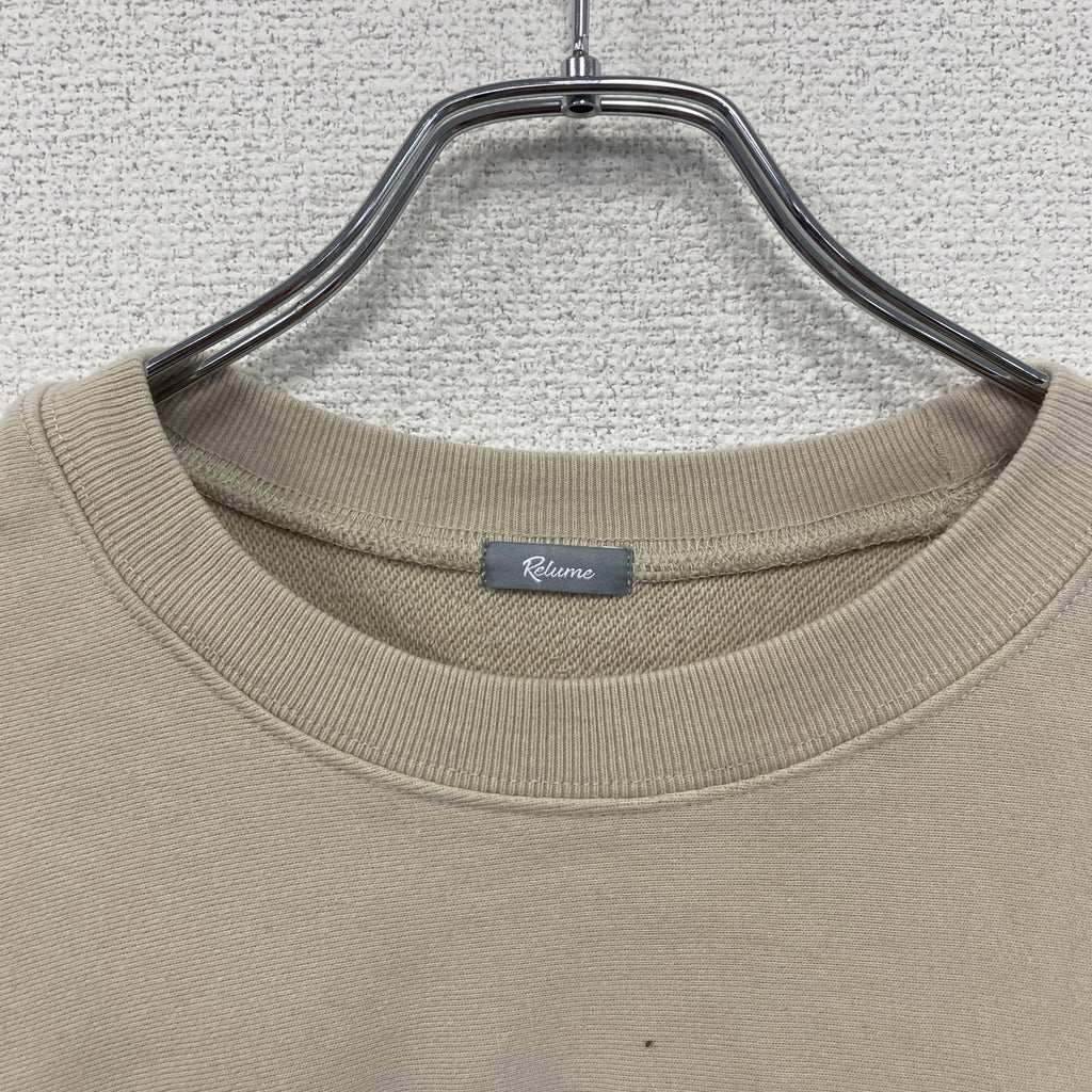 JOURNAL STANDARD relume　DREAMWORKS　スウェット/トレーナー　ベージュ　Lサイズ　古着