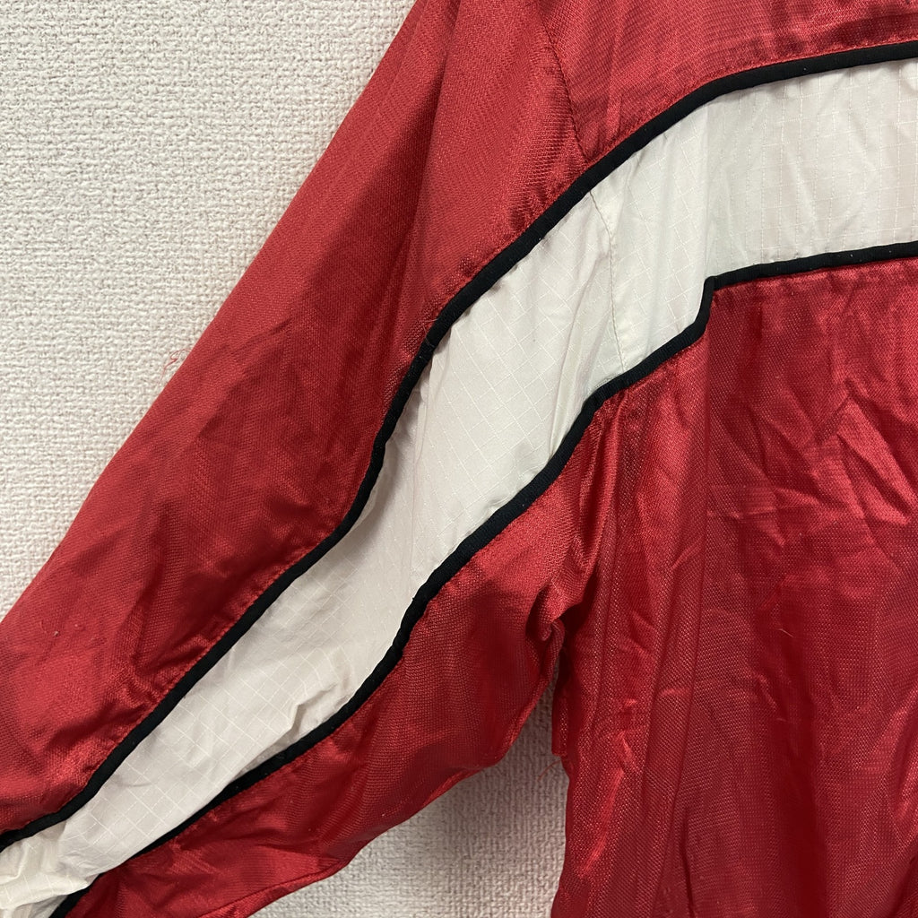 PUMA　プーマ　ナイロンプルオーバー/アノラックパーカー　赤　レッド　S~Mサイズ　古着