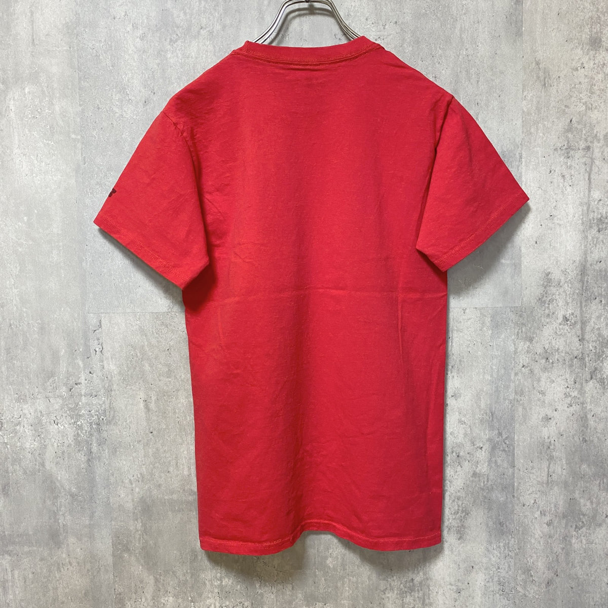RUSSELL　JAYHAWKS　カンザス　半袖プリントTシャツ　赤　レッド　バスケットボール　カレッジ　レトロ　Sサイズ　古着