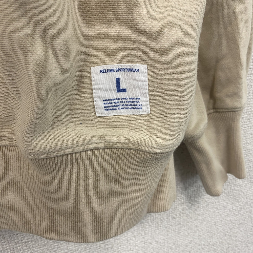 JOURNAL STANDARD relume　DREAMWORKS　スウェット/トレーナー　ベージュ　Lサイズ　古着