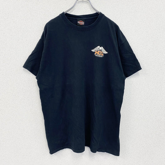 HARLEY DAVIDSON　ハーレーダビッドソン　半袖プリントTシャツ　黒　ブラック
