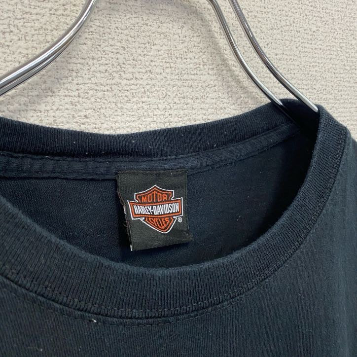 HARLEY DAVIDSON　ハーレーダビッドソン　半袖プリントTシャツ　黒　ブラック
