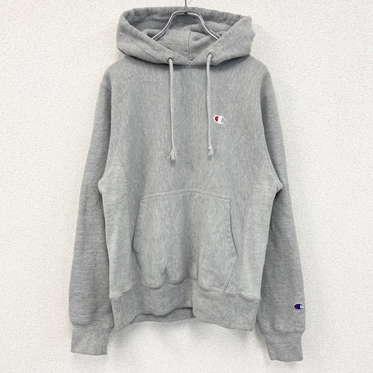 00s　champion　チャンピオン　リバースウィーブ　スウェットパーカー/フーディー　灰色　グレー　Lサイズ