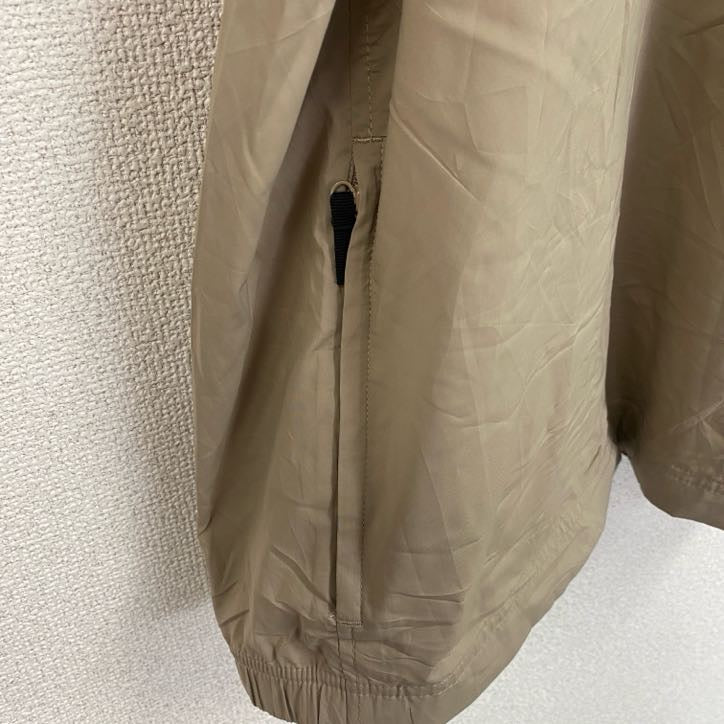 adidas　アディダス　プルオーバーナイロンジャケット　タグ付き　ベージュ　2XLサイズ