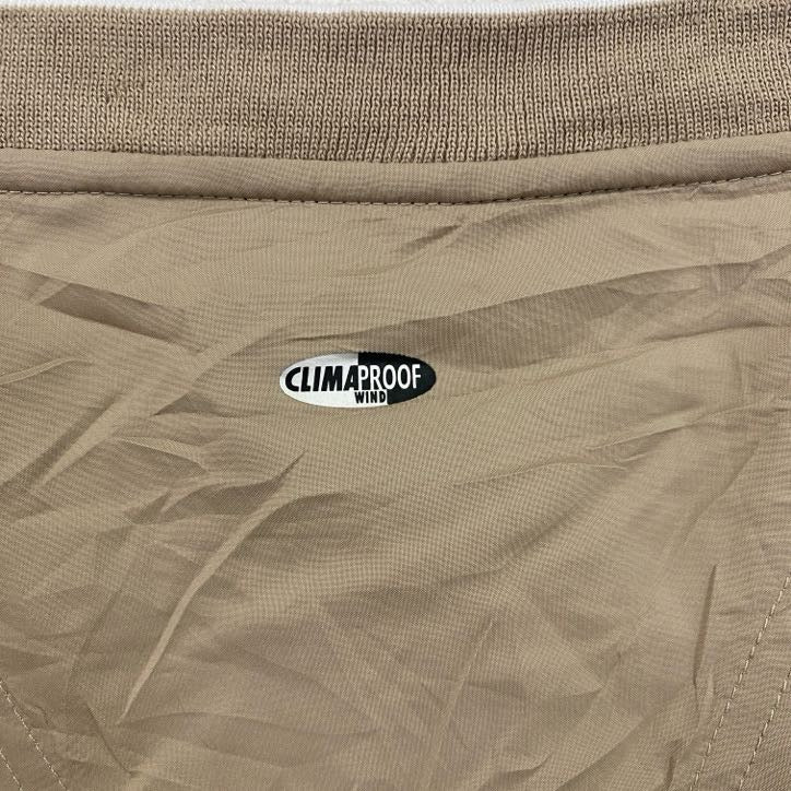 adidas　アディダス　プルオーバーナイロンジャケット　タグ付き　ベージュ　2XLサイズ