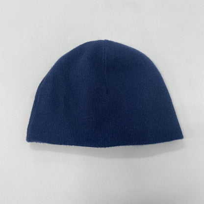 mont-bell　モンベル　ビーニー　ニットキャップ　デカロゴ　紺　ネイビー　S/Mサイズ　