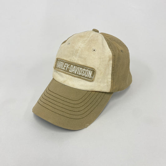 HARLEY DAVIDSON　ハーレーダビッドソン　6パネルキャップ　ベースボールキャップ　カーキ　