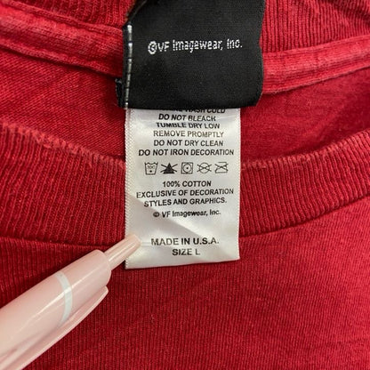 古着 used　00s　HARLEY DAVIDSON　ハーレーダビッドソン　半袖両面プリントTシャツ　赤　レッド　Lサイズ