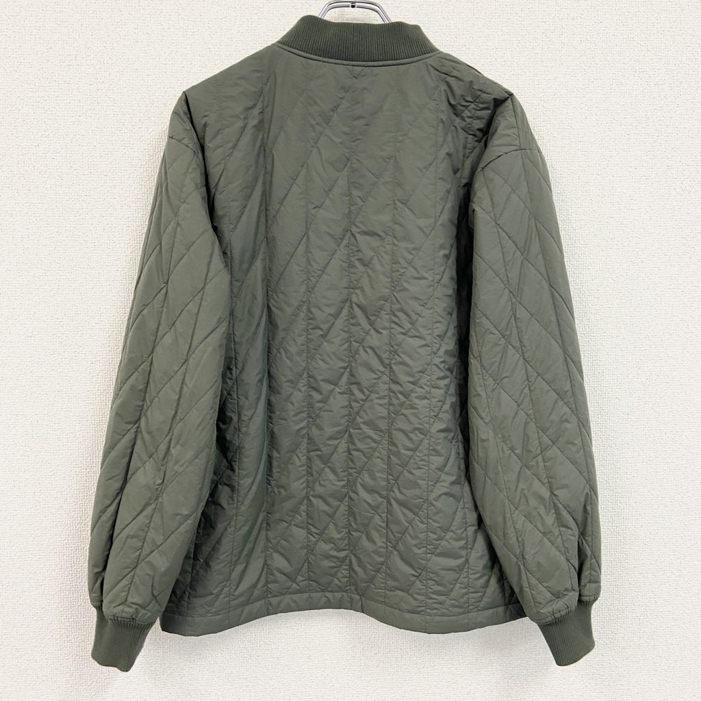 UNIQLO　ユニクロ　ヒートテックウォームパデッドジャケット　中綿入り　カーキ　Lサイズ　古着