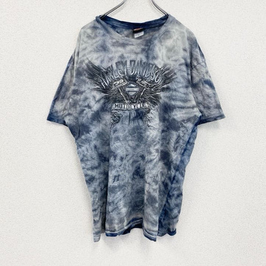 00s　HARLEY DAVIDSON　ハーレーダビッドソン　半袖プリントTシャツ　タイダイ　XLサイズ