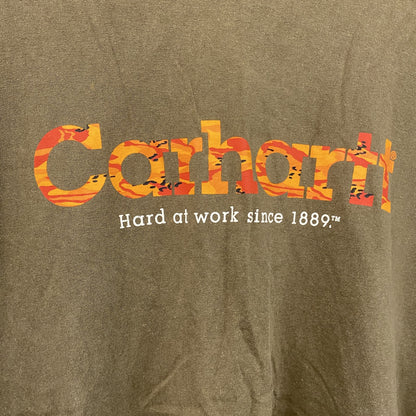 Carhartt　カーハート　長袖Tシャツ/ロンT　茶色　ブラウン　XLサイズ