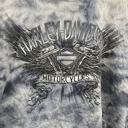 00s　HARLEY DAVIDSON　ハーレーダビッドソン　半袖プリントTシャツ　タイダイ　XLサイズ
