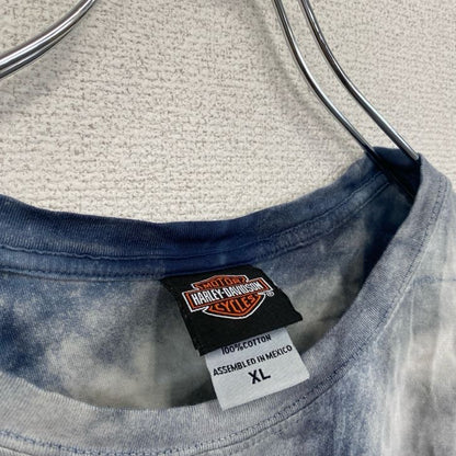 00s　HARLEY DAVIDSON　ハーレーダビッドソン　半袖プリントTシャツ　タイダイ　XLサイズ