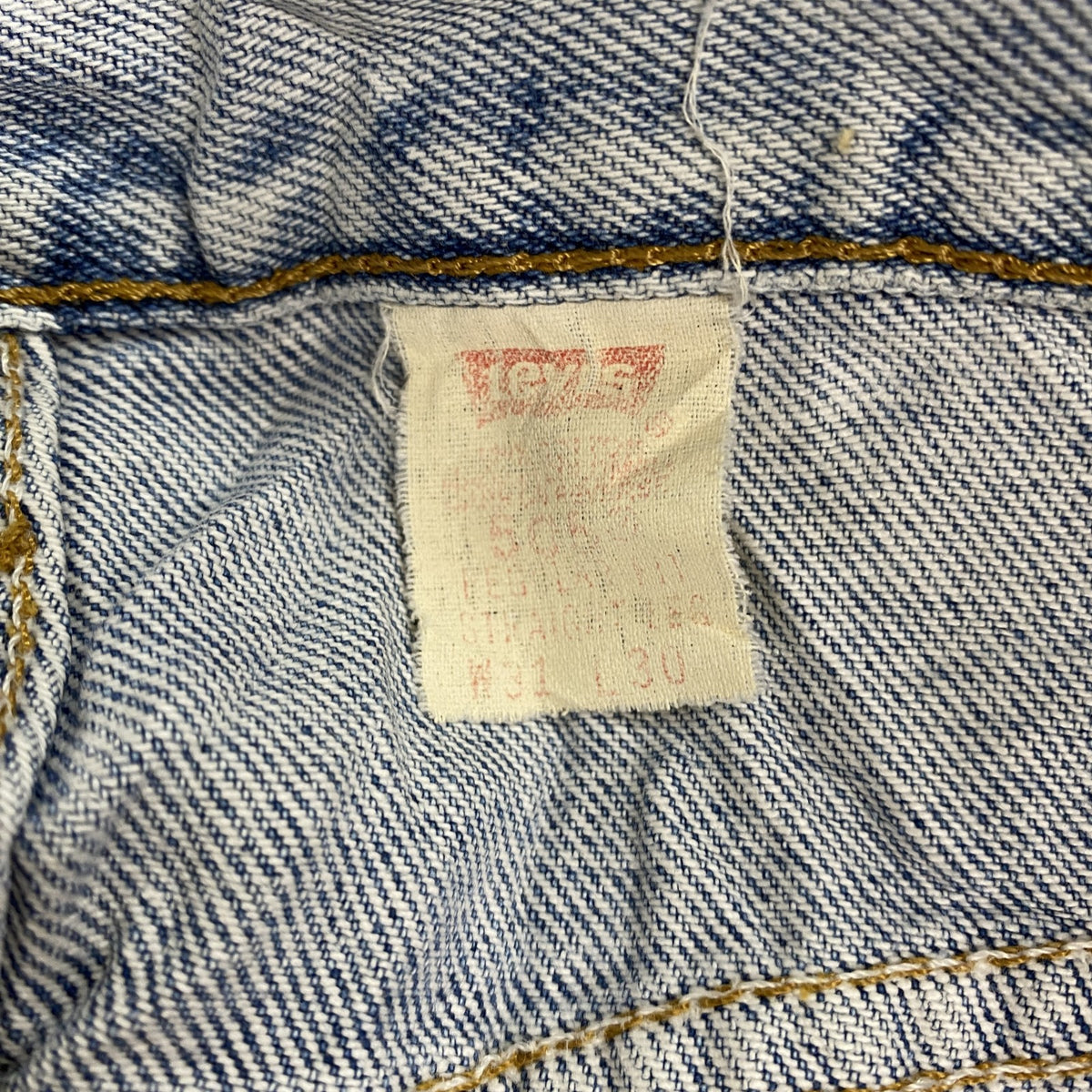 Levi's　リーバイス　505　デニムパンツ/ジーンズ　ジップフライ　インディゴ　W31サイズ メンズ コットン 古着