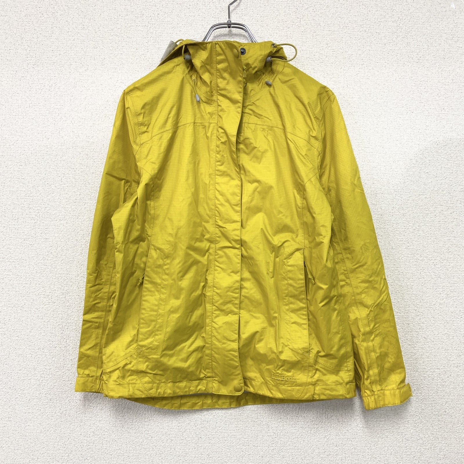 L.L.Bean　エルエルビーン　マウンテンパーカー　リップストップ　黄色　イエロー　Mサイズ　古着