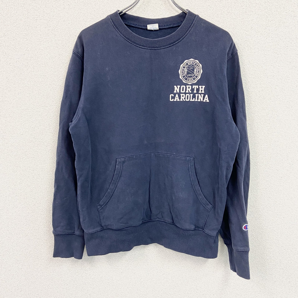 Champion　チャンピオン　スウェット/トレーナー　紺　ネイビー　Mサイズ スウェットトップス メンズ コットン 古着