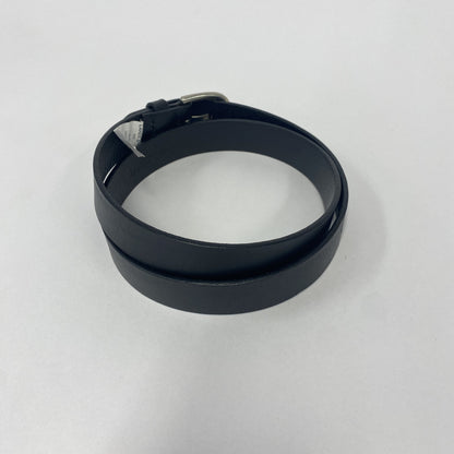 LANDS’END　ランズエンド　レザーベルト　5穴　黒　ブラック　XSサイズ