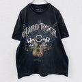 Hard Rock Cafe　ハードロックカフェ　半袖プリントTシャツ　黒　ブラック　Lサイズ　古着