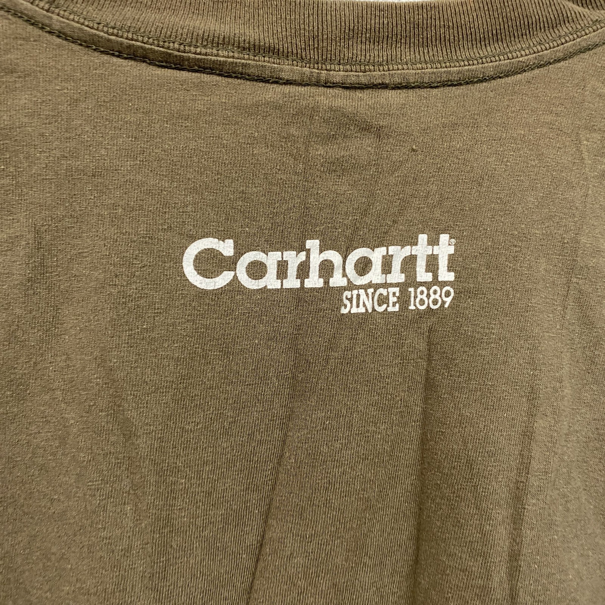 Carhartt　カーハート　長袖Tシャツ/ロンT　茶色　ブラウン　XLサイズ　古着