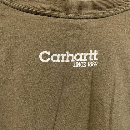 Carhartt　カーハート　長袖Tシャツ/ロンT　茶色　ブラウン　XLサイズ